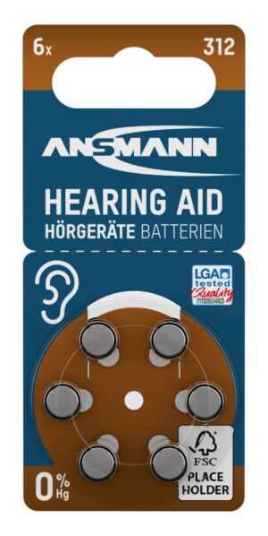 Ansmann 312 / PR41 - Hörapparat