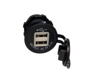 USB A uttag x2 till plasthölje