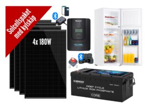 720W Fritidshuspaket med kylskåp